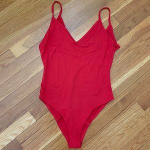 Gaze Red Bodysuit